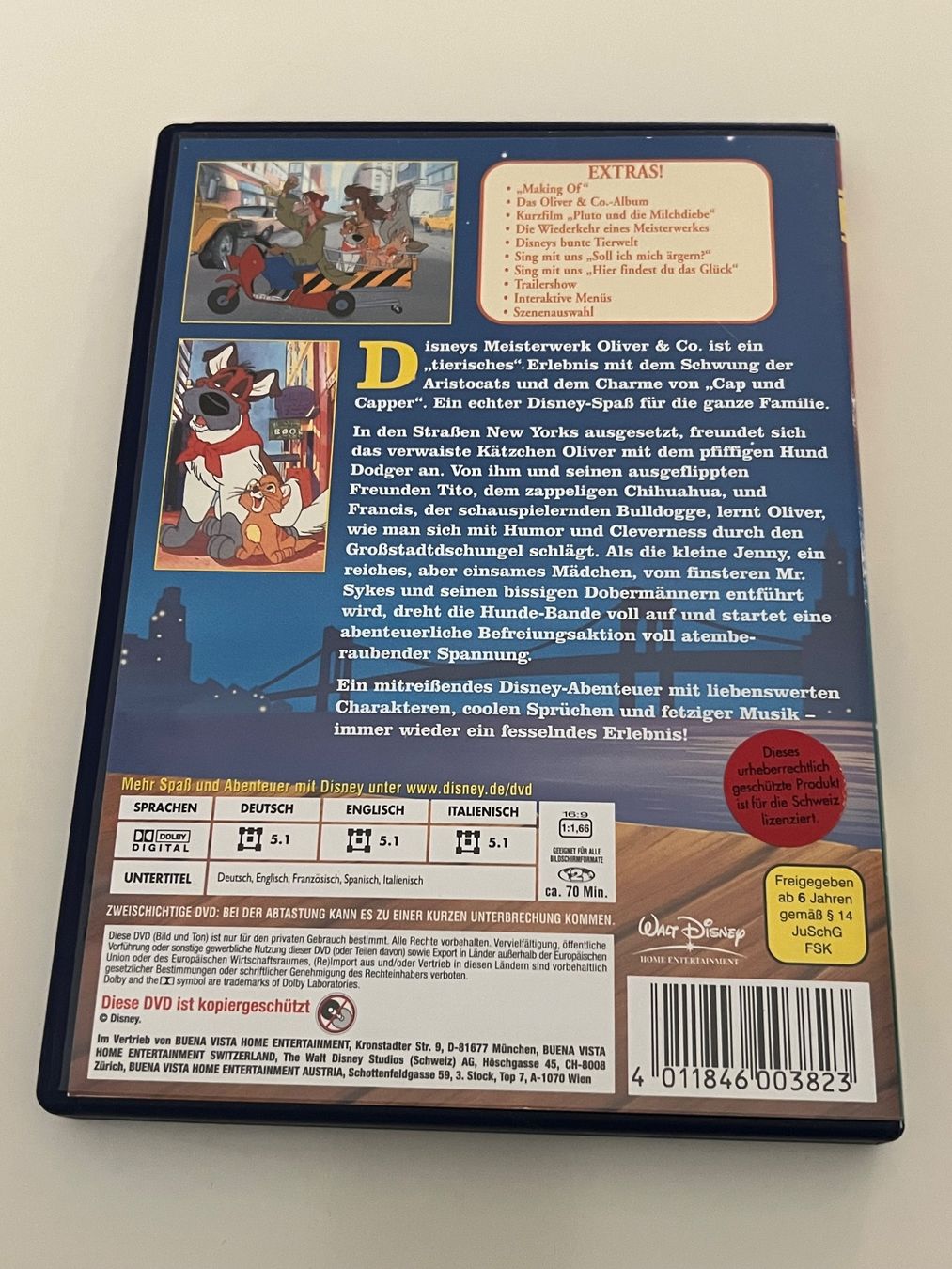 Tutti i DVDs: Disney Oliver & Co. – Usato da Altstätten SG venduto da sheamus 1
