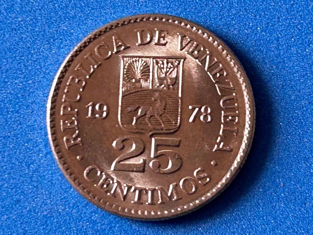 Venezuela - 25 Céntimos 1978 (Gebraucht) in Corcelles NE für CHF 0.8 ...
