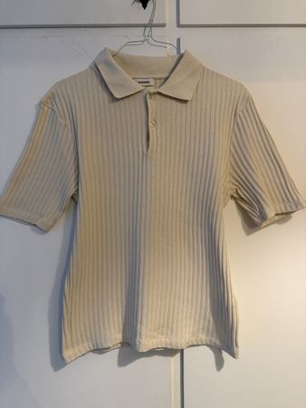 polo Sandro a coste beige taglia L SS24 (56)