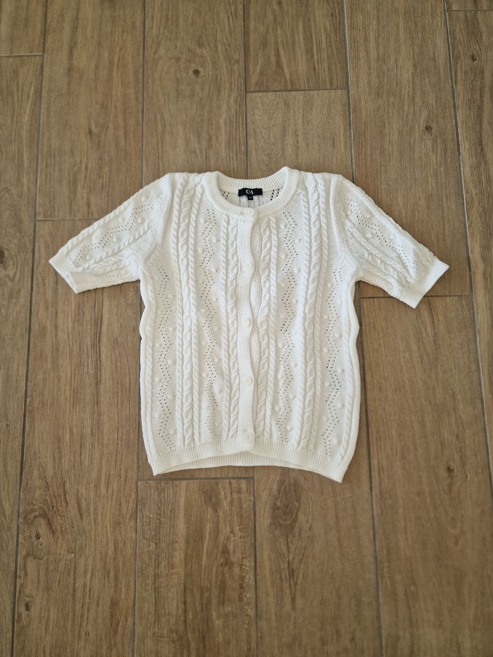 C&A Jacken: Strickjacke Kurzarm, C&A, Gr.XS – Neu (gemäss Beschreibung) aus Auw von buluntshi