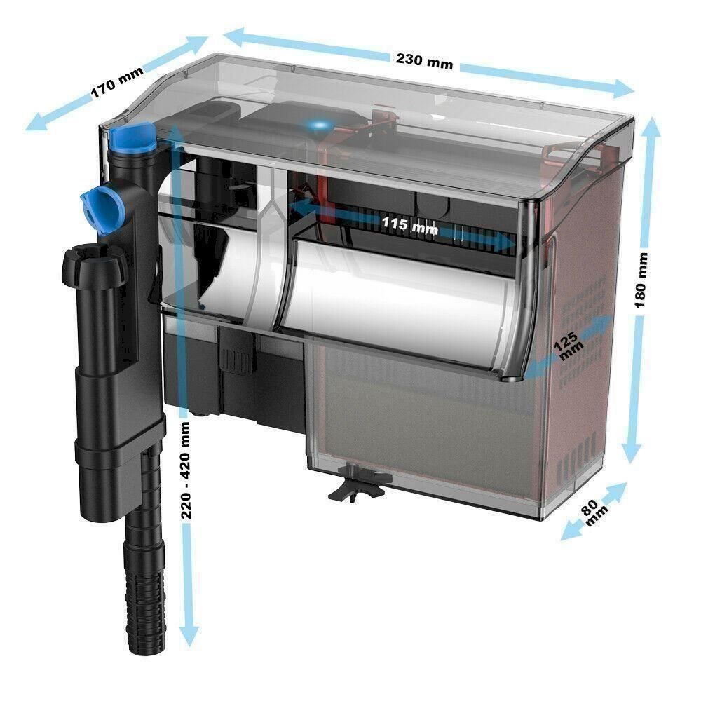 Filtri: SunSun CBG-800 Hang On Anhängefilter – Nuovo e nell'imballaggio originale da Bottighofen venduto da zaap 6