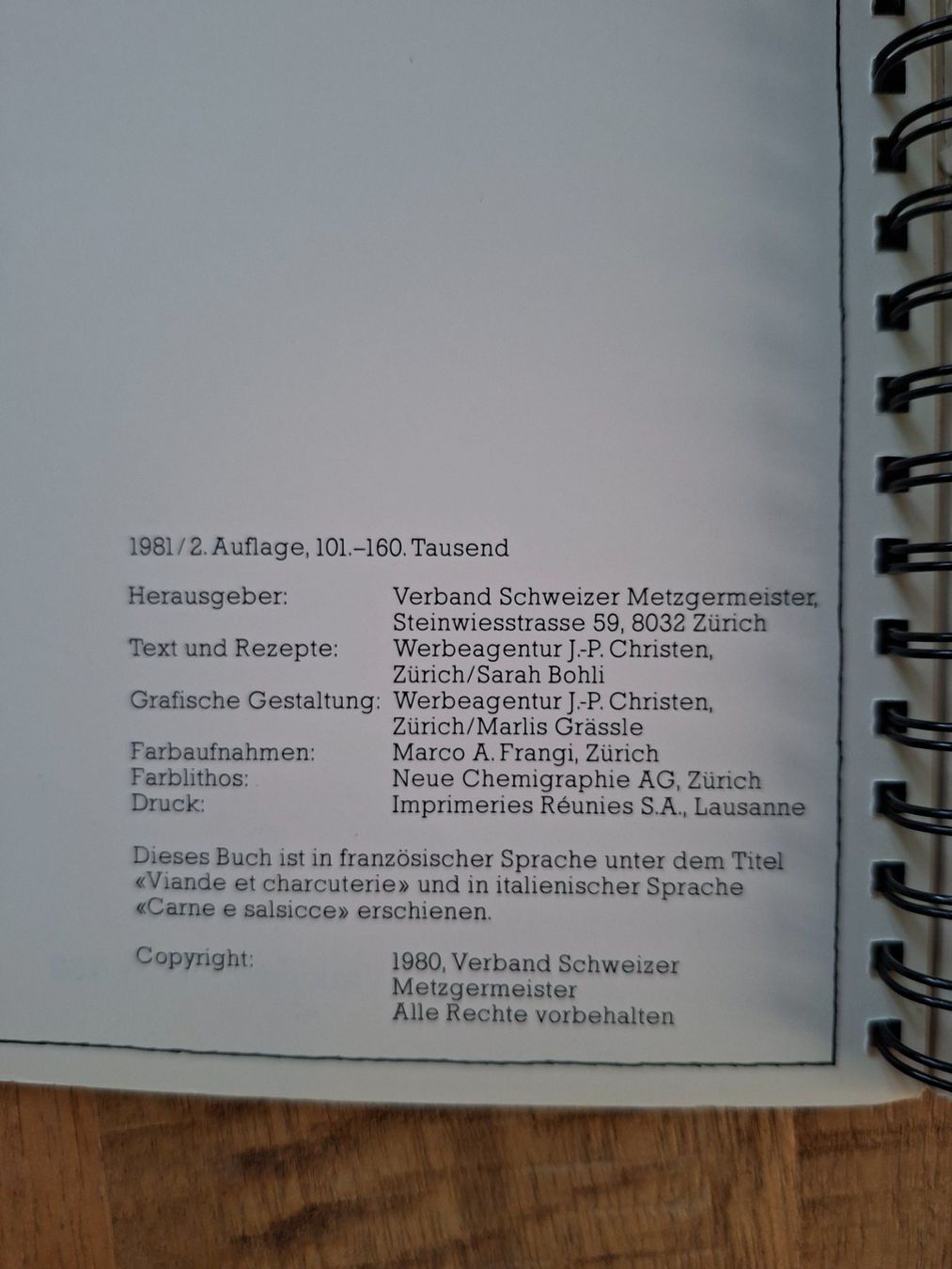 Libri: Rezepte / Kochbuch - Fleisch und Wurst – Usato da Boniswil venduto da Totomat-Lady2 4