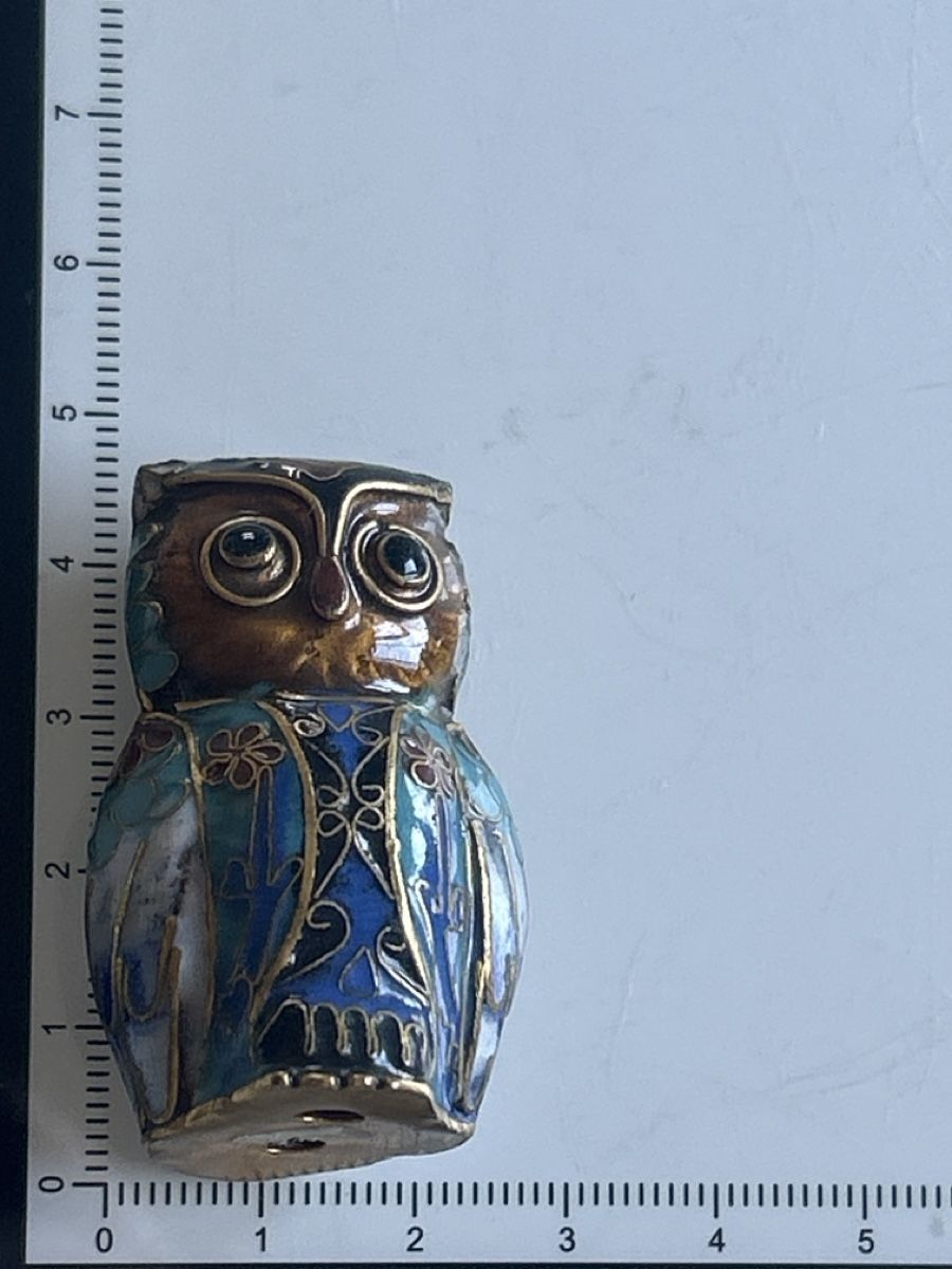Statuette: Kleine Eule Figur Cloisonné emailliert (S13) – Usato da Neuenhof venduto da bro_9zsg 5