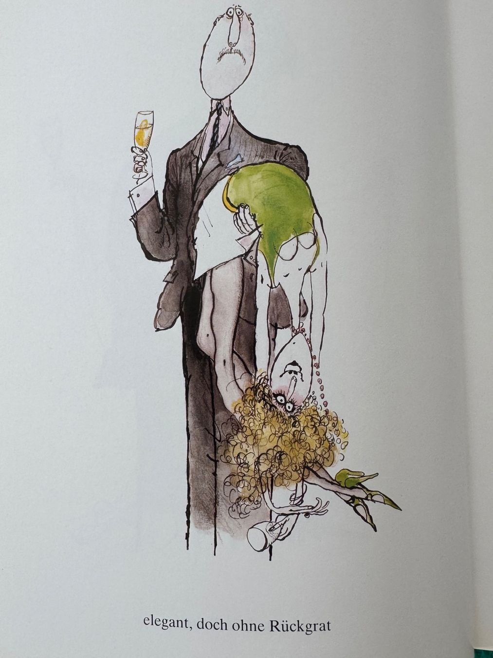Fumetti: RONALD SEARL's  ILLUSTRIERTE WEINSPRACHE, Gerstenberg 1990 – Nuovo (secondo la descrizione) da Zürich venduto da Husopaska 4