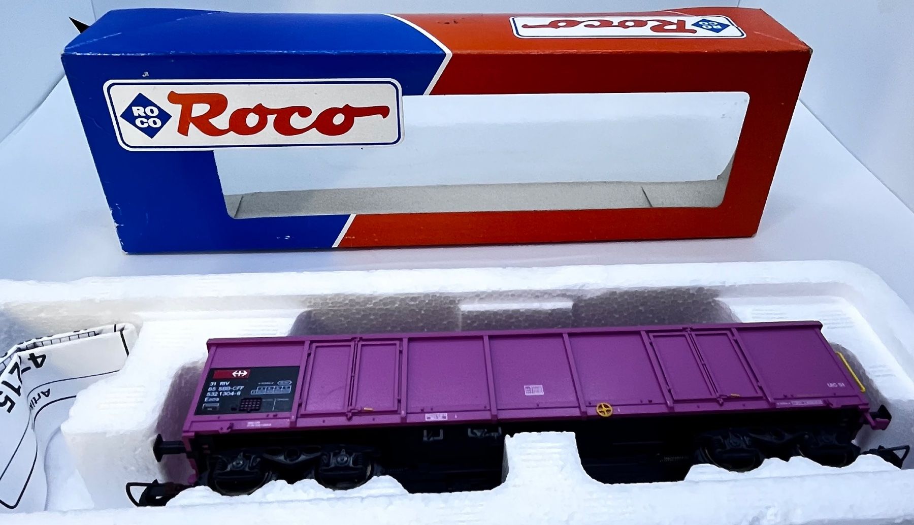Roco Modellini di ferrovie: Roco 47215 H0 offener Güterwagen – Usato da Pfeffingen venduto da EdwinD01 1