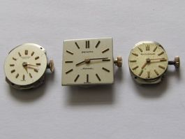 3 Damenwerke m. ZB. IWC, ZENITH, JAEGER LECOULTRE, gebraucht