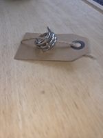 Bague spirale argentée, élégante et tendance 💍