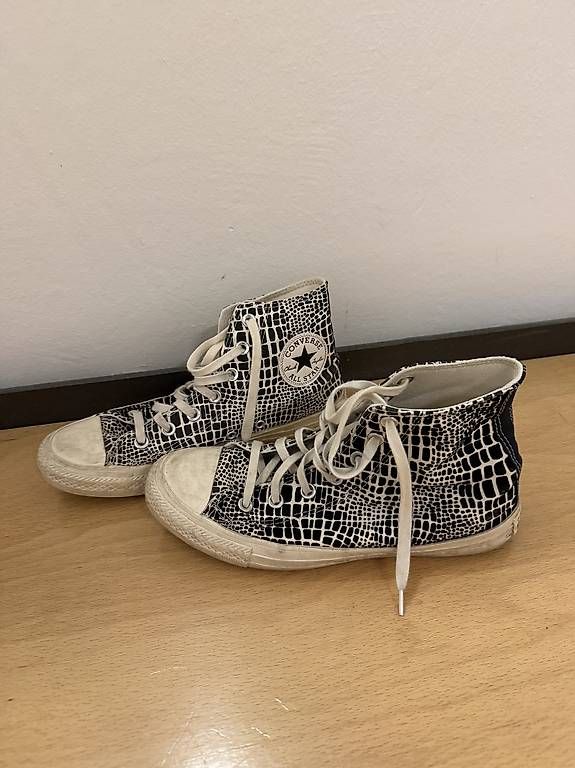 Damenschuhe: Converse original animal print – Gebraucht aus St. Antönien von Schlomiflohmi 1