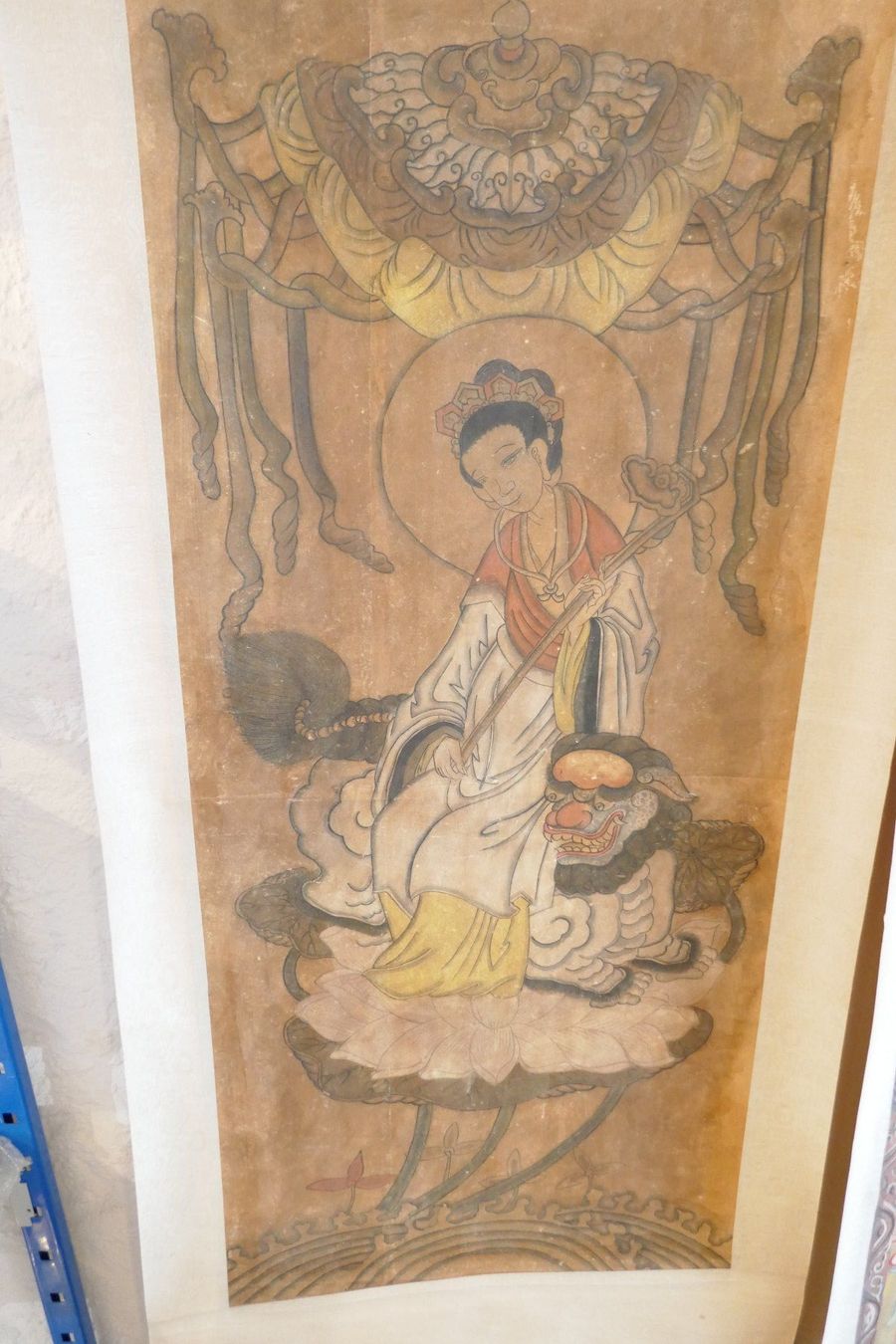 Gemälde: Antikes China Rollbild 1,55 m x 63 cm – Gebraucht aus Schaffhausen von swisswatches-andmore 2