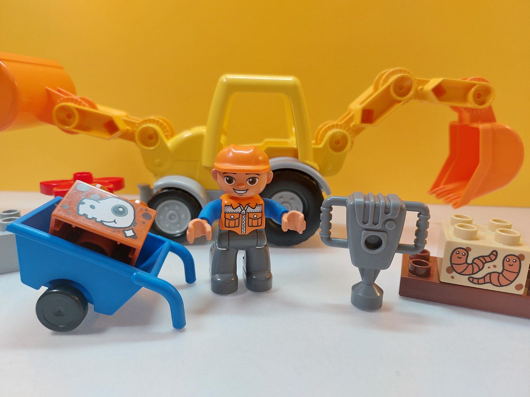 Lego Kit di costruzioni: LEGO DUPLO 10811 Baggerlader / Bagger - Komplett – Usato da St.Gallen venduto da TinasBauundSpiel 1