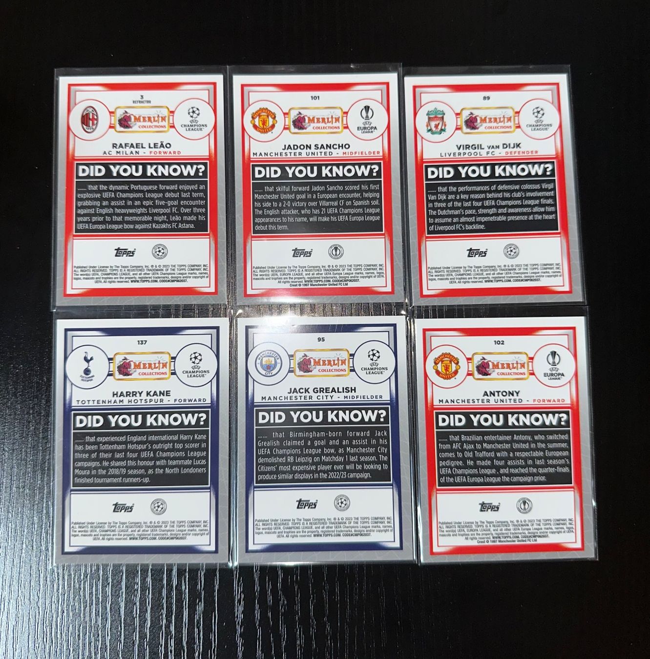Topps Carte collezionabili: Topps MERLIN 6x (UCL/UEL) – Usato da Unterstammheim venduto da Robin059 1