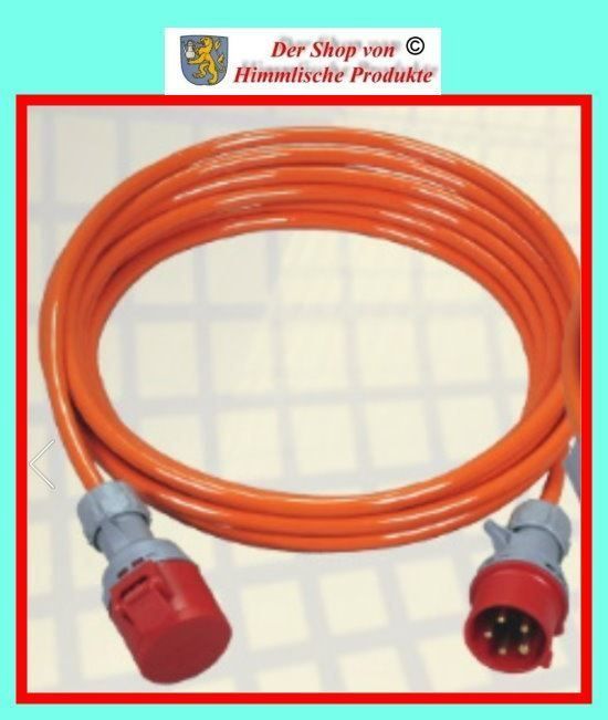 Kabel: CEE16 Verlängerungskabel  5x2,5mm2 / 5m – Neu und originalverpackt aus Opfikon von total-shop