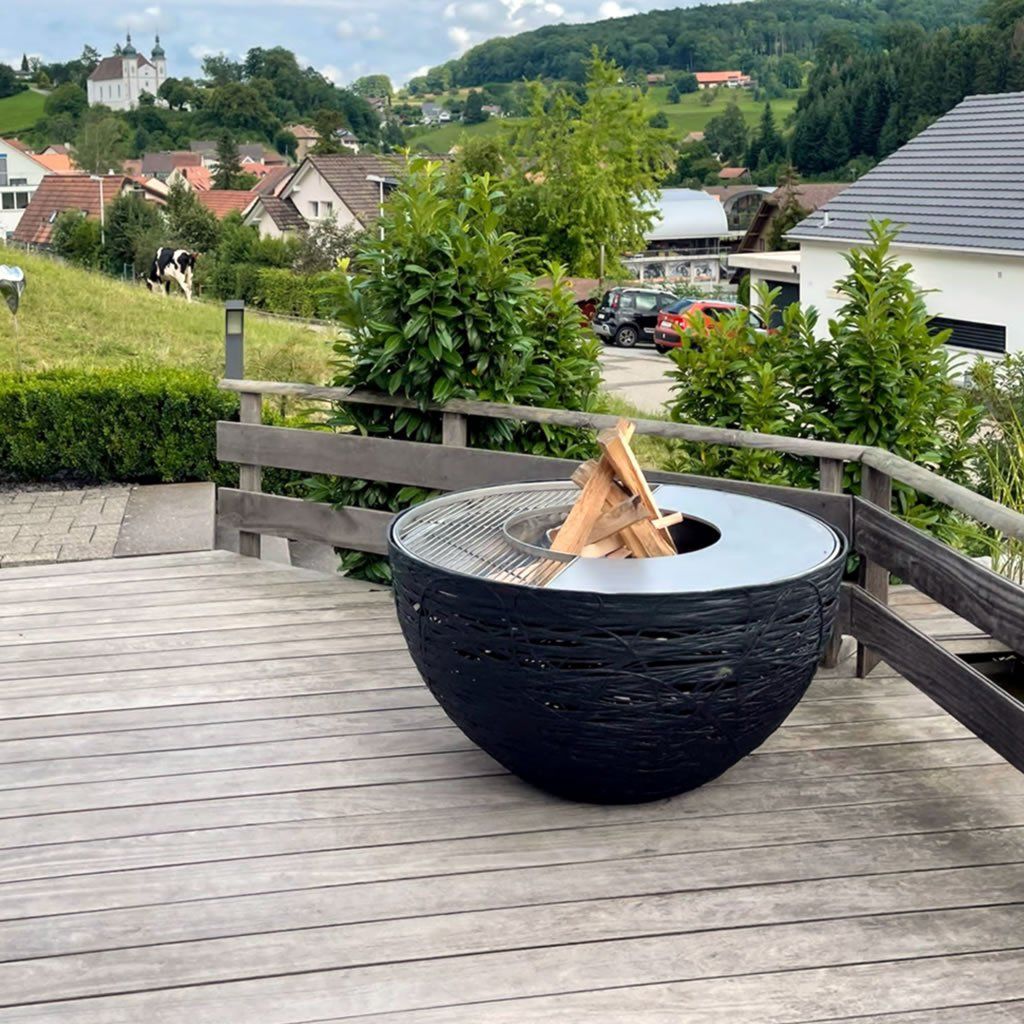 Feuerschale: Feuerschale Lava-Nest Ø 100 cm – Gebraucht aus Grenchen von Wellnesspools