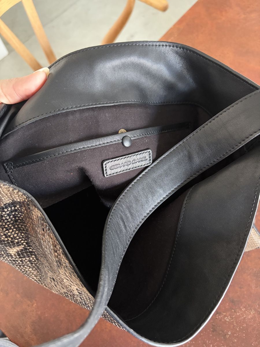 Gérard Darel Borse da donna: Gerard Darel Python Leather Bag – Usato da Zürich venduto da Sonikasantos 3