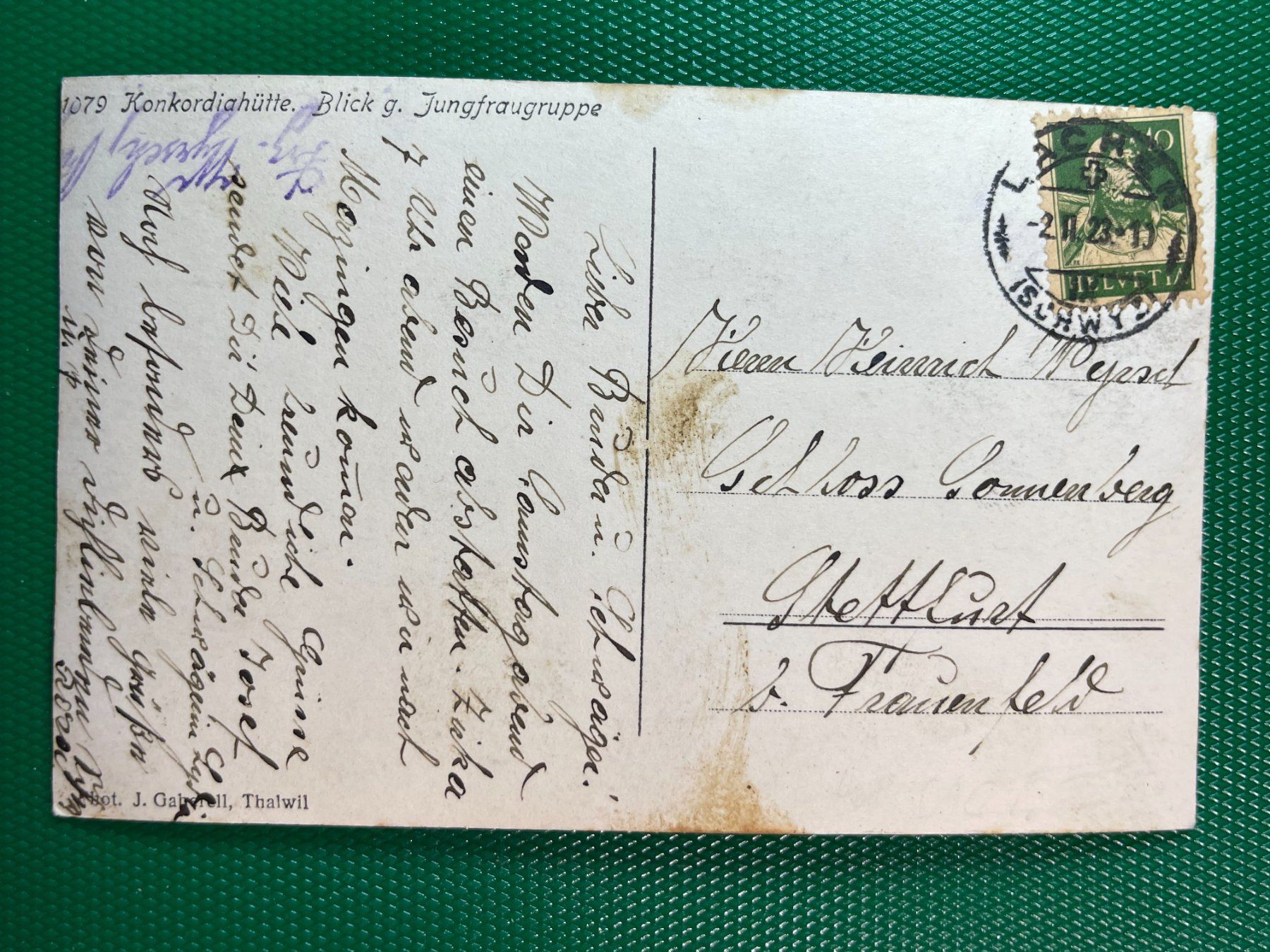 Cartoline postali: Konkordiahütte – Usato da Steg VS venduto da _vinci_ 1