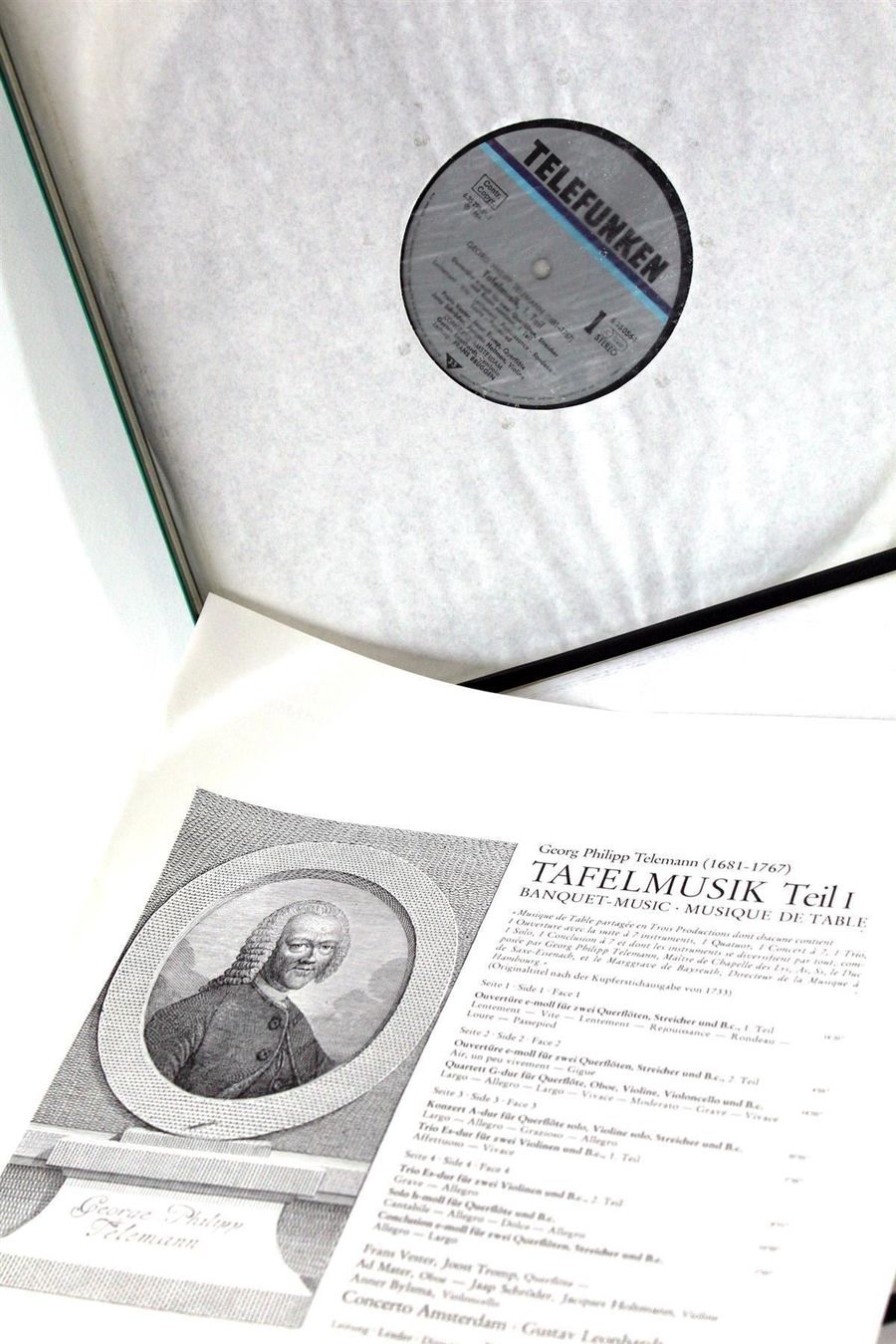 Sculture & Statue: GEORG PHILIPP TELEMANN: Tafelmusik – Usato da Bern venduto da kultiges 7