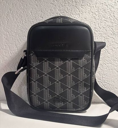 SAC BANDOULIÈRE - NOIR/GRIS LACOSTE 