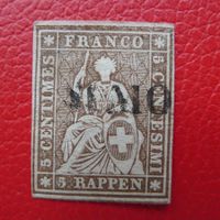Strubel: 22G (22B4), fehlerfrei mit Stabstempel: ST.MORITZ