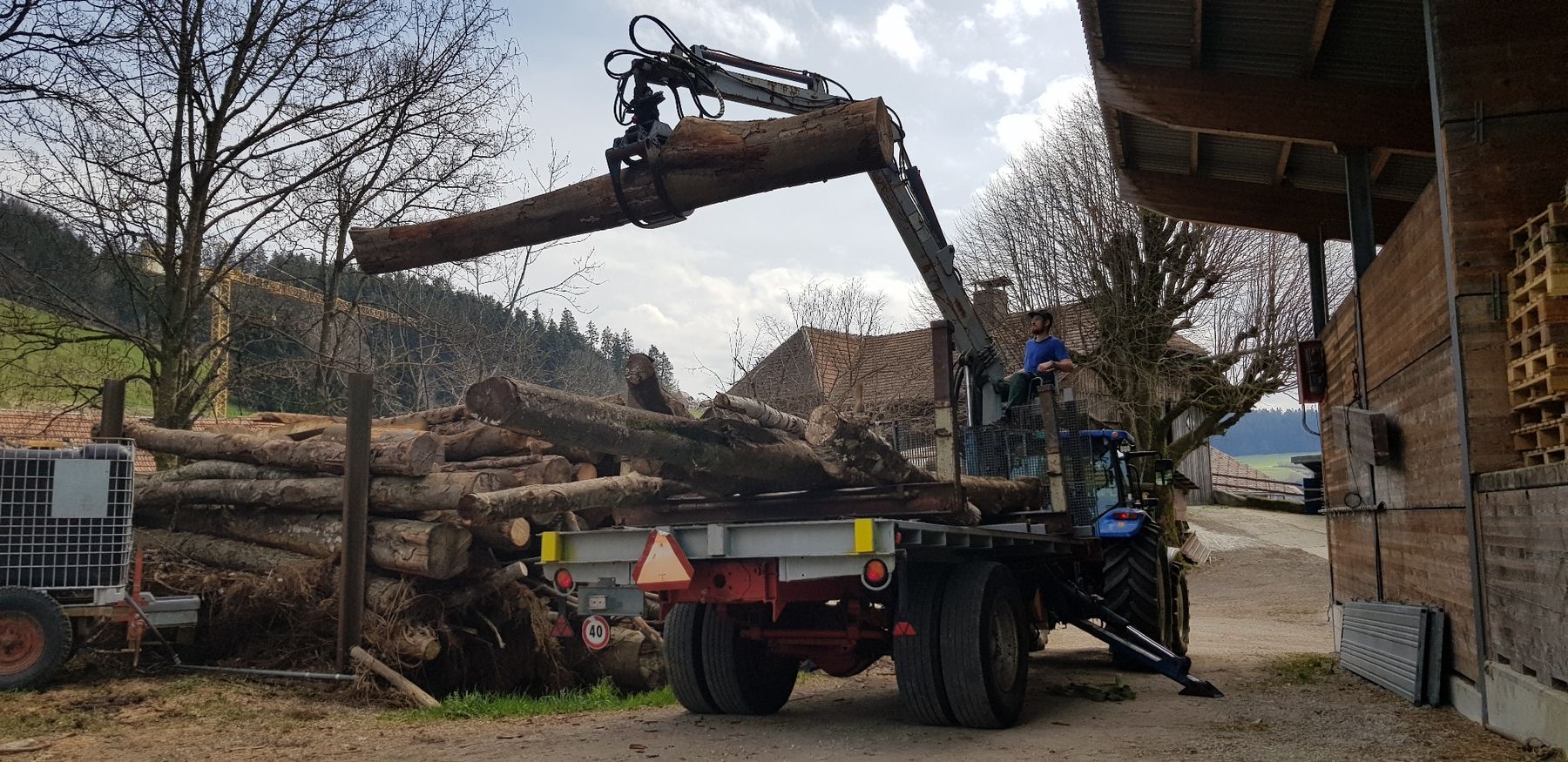 Anhänger: Lkw Krananhänger – Gebraucht aus Walkringen von Swedy 5