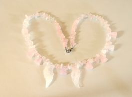 Rosenquarperlenkette