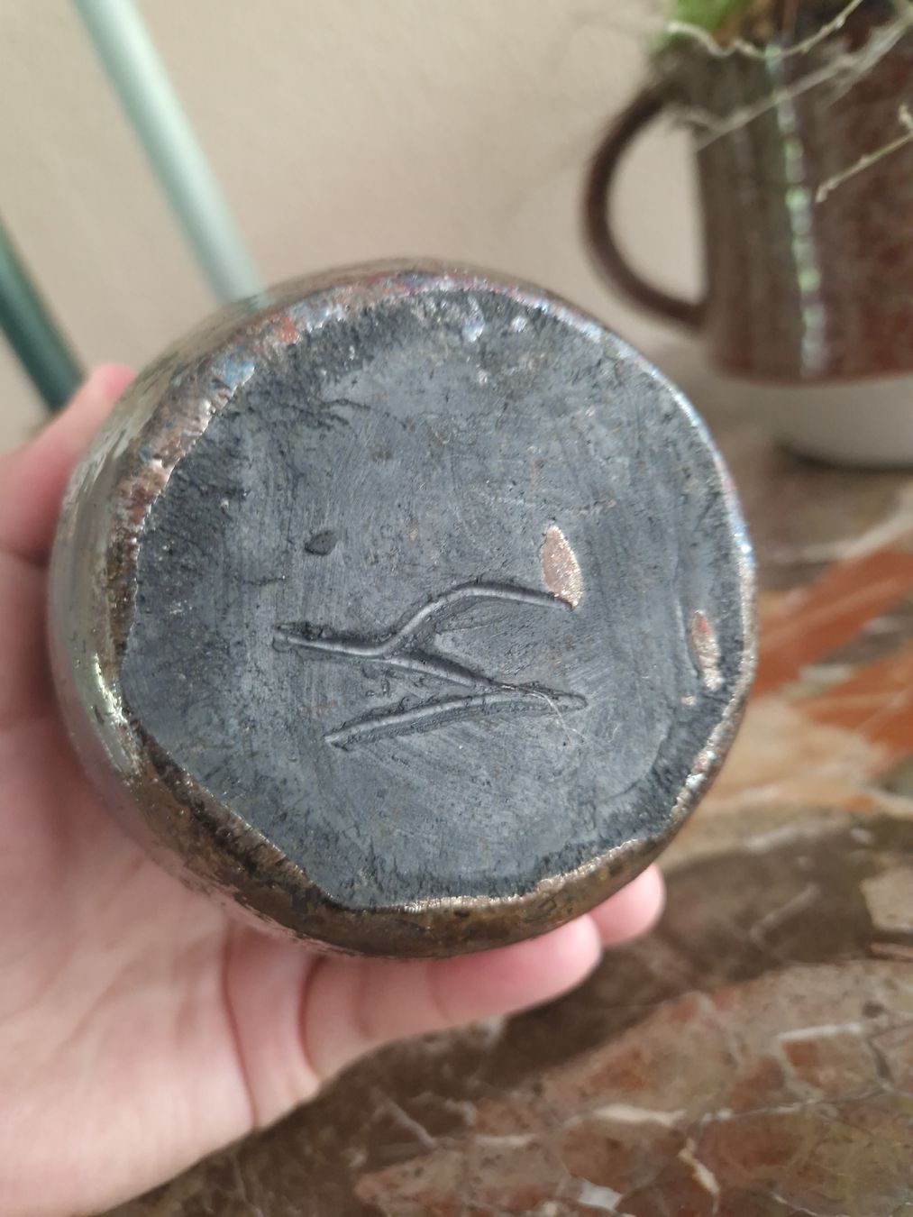 Tutte le decorazioni: Keramikdose mit Deckel, einzigartig & handgemacht – Usato da Obfelden venduto da Vintage-to-go 4