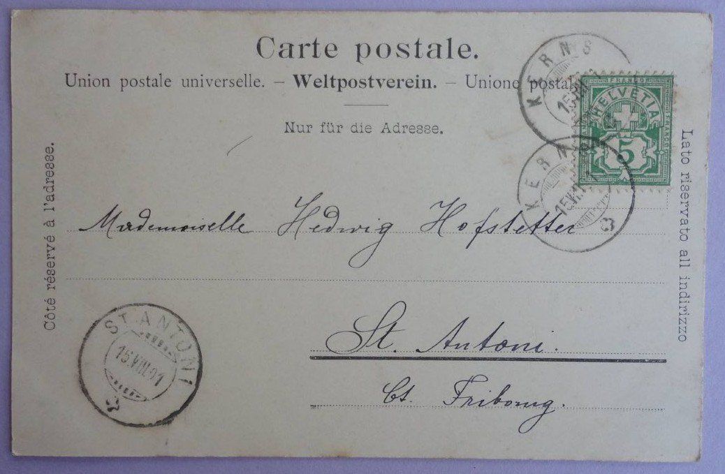 Cartoline postali: Luzern - Bahnhof mit Pilatus – Usato da Fétigny venduto da Billy2miny 1
