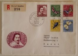 ZB6) 1956 FDC Pro Juventute Kt. 50.-