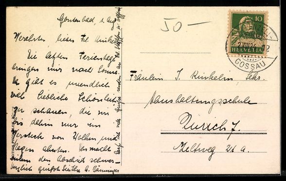 Cartoline postali: AK Appenzell, Zur Bleiche – Usato da Berlin venduto da bartko-reher 1