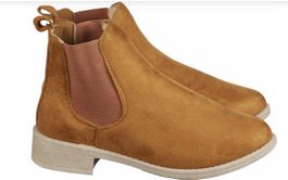 1 Paar Booties/Knöchelhalbschuhe Farbe camel, Gr. 37