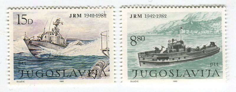 Tous les timbres: Briefmarken "Schiffe". Jugoslawien – Neuf avec emballage d'origine à Basel par Butsch5