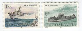Briefmarken "Schiffe". Jugoslawien
