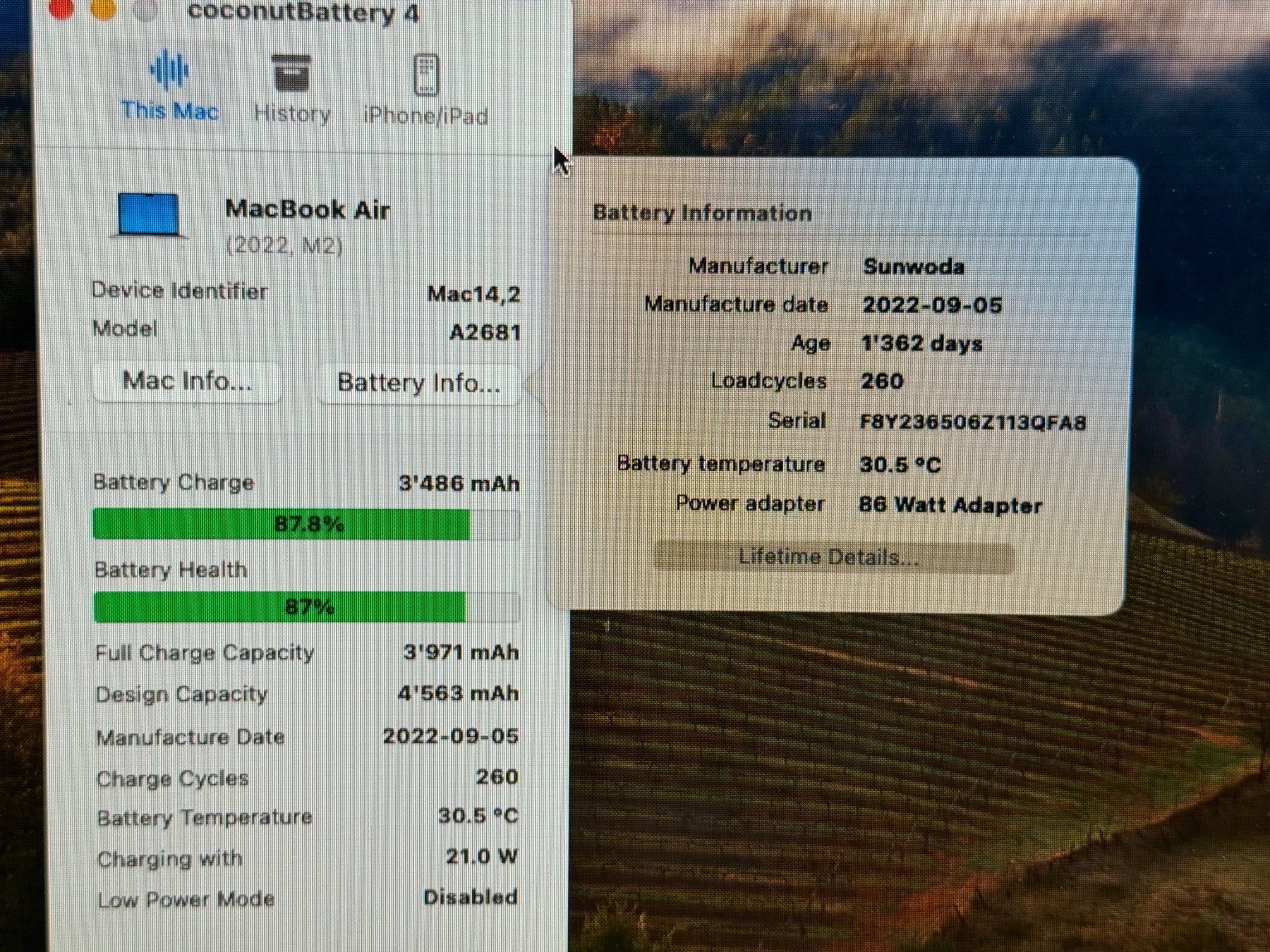 Apple Notebook: MacBook Air  M2 13 zoll 2022 – Difettoso da Au SG venduto da bah_6f5w 9