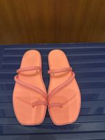 Crocs Zehentrenner Koralle Größe 8, gebraucht