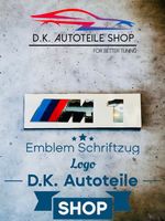 BMW M1 Emblem Logo Schriftzug für Heckklappe Chrom glänzend
