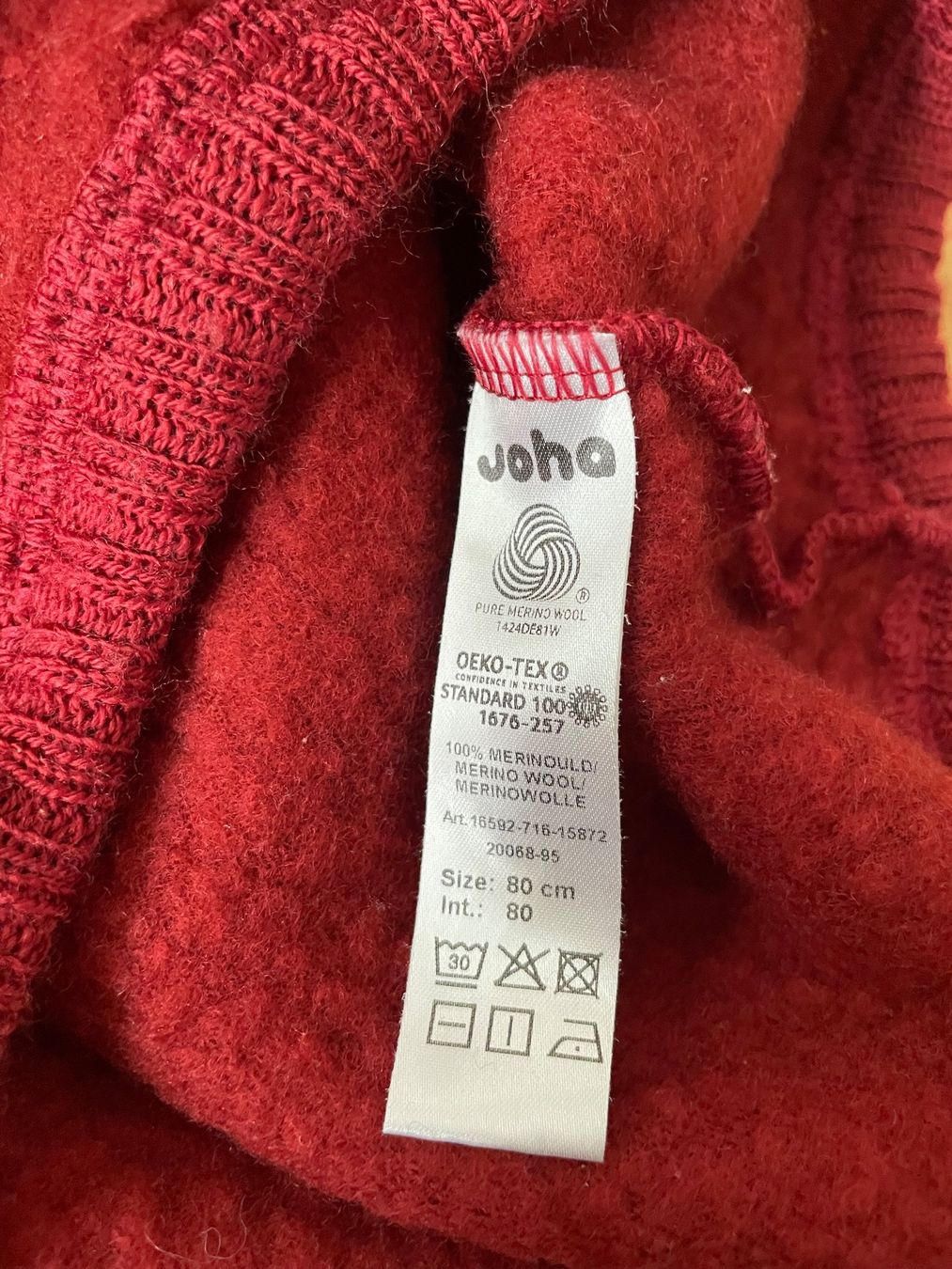 Joha Giacche & Cappotti: Joha, Merino Wool Jacke Gr 80 cm – Usato da Zürich venduto da Martuski 2