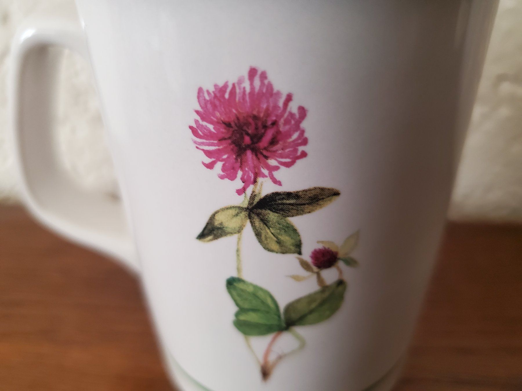 Tazze: Mug rétro décor fleurs, Rosenberger – Usato da Rennaz venduto da La_malle_du_dauphin 3