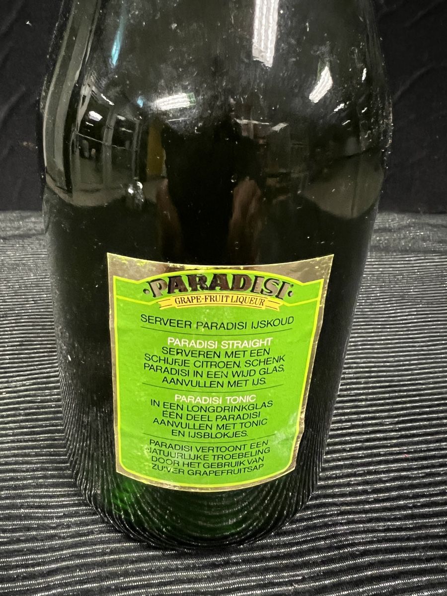 Bevande alcoliche: PARADISI GRAPPE-FRUIT LIQUEUR ANCIENNE BOUTEILLE – Usato da Genève venduto da Leboucheoreilles 5