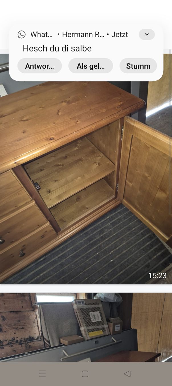 Cassettiere: Sideboard / Kommode Fichte gebeizt lackiert – Usato da Flumserberg Bergh venduto da tamaramullis 4