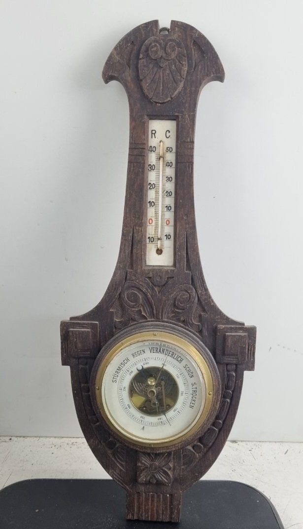 Altro per la casa: Wetterstation Barometer Holz antik – Usato da Flums venduto da Flumsantik