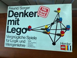 vintage LEGO Denken mit Lego Spiel 1970er komplett + Rarität