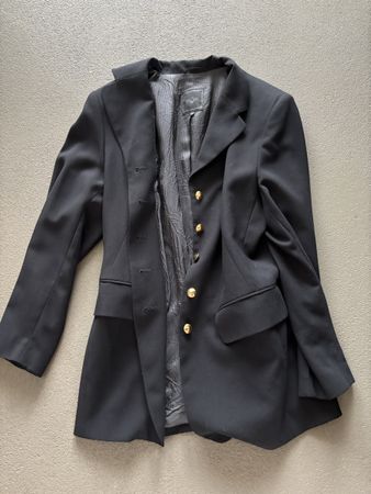 Veste blazer noire Marc Aurel, taille 40 - laine