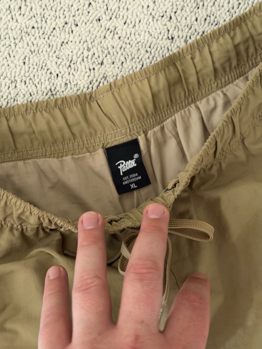 Pantaloni: Patta Basic Nylon Track Pant Beige – XL – Usato da Zürich venduto da phil_phil_phil 1