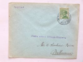 Brief Sonderflug 3.10.1925 MAILAND > GENÈVE / SF25.8f