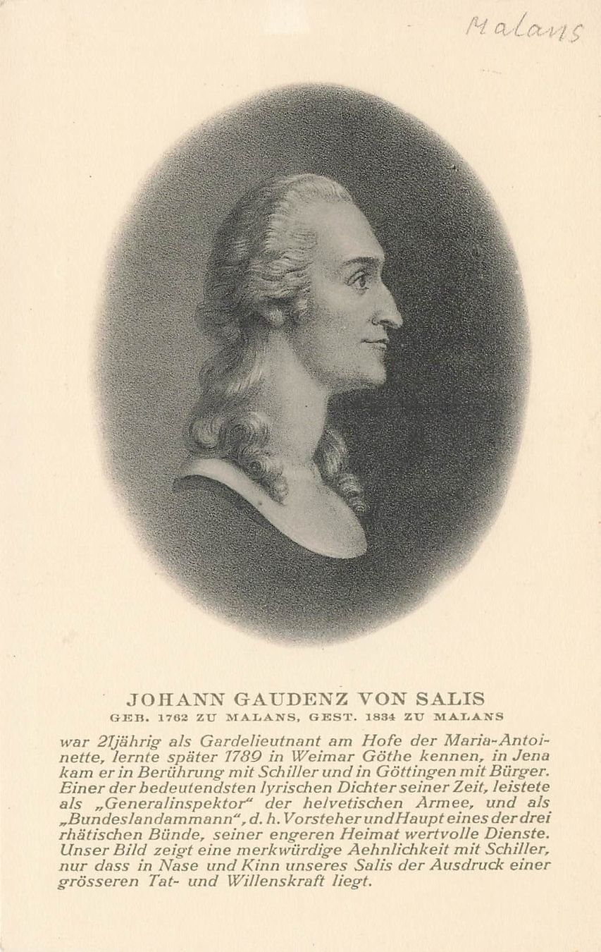 Ansichtskarten: Johann Gaudenz von Salis – Gebraucht aus Schwyz von Seffi56
