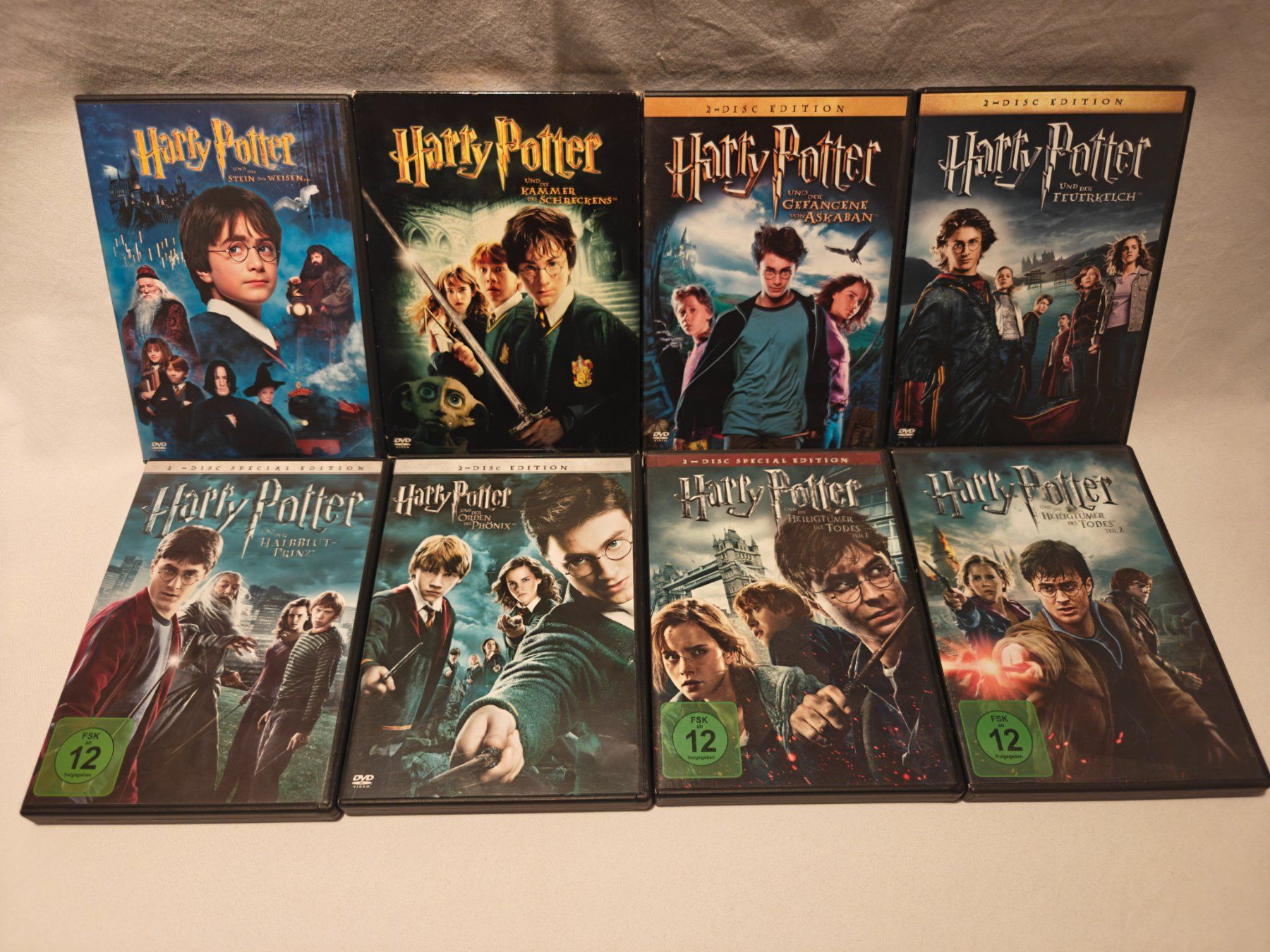 Tous les DVDs: Harry Potter DVD Box Set – D'occasion à Gutenswil par Vulcano21