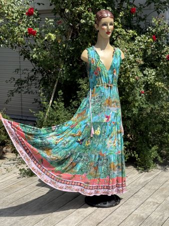 Max-Sommerkleid im Dschungelprint Gr. 38