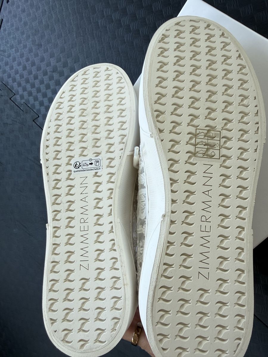 Zimmermann Scarpe da donna: ZIMMERMANN Pixie Low Sneakers Plateau weiss 38 NEU NP 425.- – Nuovo e nell'imballaggio originale da Zürich venduto da Nellyville73 3
