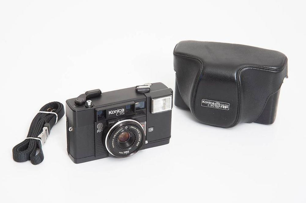 Appareil Photo Konica C35 AF – Compact 35mm, Objectif 38mm F/2.8, Made In Japan, Occasion
