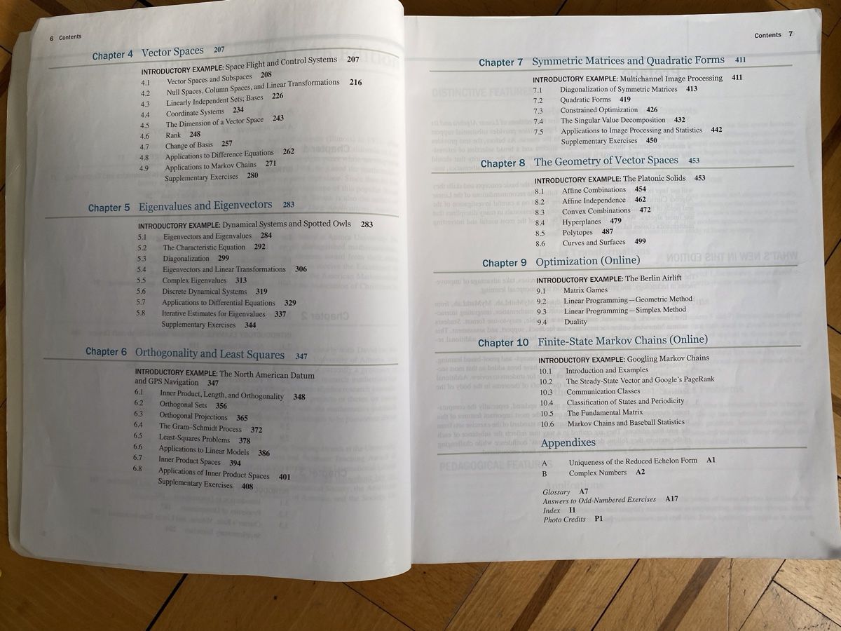 Libri: Linear Algebra and its Applications von David C. Lay – Usato da Rorschach venduto da Fliegenflieger 4