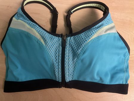 Spezieller  Sport BH Gr. 80B in Blau/Gelb